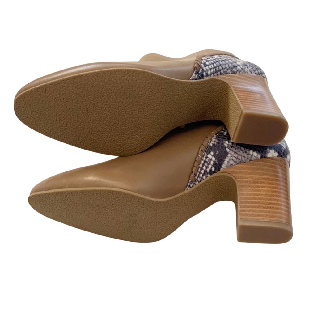 Jack Rogers Poppy Leather Bootie 9.5 Tan NEW - Picture 8 of 10